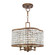 Grammercy Four Light Mini Chandelier/Ceiling Mount in Hand Applied Palacial Bronze (107|50574-64)