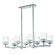 Harding Eight Light Linear Chandelier in Polished Chrome (107|40598-05)