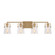 Crofton Four Light Bath in Satin Brass (454|DJV1034SB)