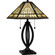 Tiffany Two Light Table Lamp in Matte Black (10|TF6151MBK)