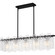 Caspian Five Light Linear Chandelier in Matte Black (10|PCCAS539MBK)