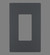 radiant One-Gang Screwless Wall Plate in Graphite (246|RWP26GCC6)