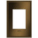Adorne Wall Plate in Coffee (246|AWC1G3COF4) Adorne Wall Plate in Coffee (246|AWC1G3COF4)