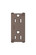 radiant Outdoor Duplex Outlet in Brown (246|885TRWR)