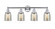 Edison Four Light Bath Vanity in Polished Chrome (405|616-4W-PC-G513)