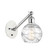 Ballston One Light Wall Sconce in White Polished Chrome (405|317-1W-WPC-G1213-6)