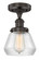 Edison One Light Semi-Flush Mount in Oil Rubbed Bronze (405|616-1F-OB-G172)