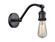 Franklin Restoration One Light Wall Sconce in Matte Black (405|515-1W-BK)