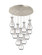 Downtown Urban LED Pendant in Brushed Satin Nickel (405|126-451-1P-SN-G451-5CL) Downtown Urban LED Pendant in Brushed Satin Nickel (405|126-451-1P-SN-G451-5CL)