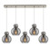 Newton Three Light Linear Pendant in Brushed Satin Nickel (405|125-410-1PS-SN-G410-8SM)