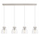 Downtown Urban Eight Light Linear Pendant in Polished Nickel (405|124-410-1PS-PN-G412-8CL)