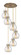 Newton Seven Light Pendant in Brushed Brass (405|116-410-1PS-BB-G410-8SDY)