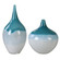 Carlas Vases, S/2 in Green/White (52|20084) Carlas Vases, S/2 in Green/White (52|20084)