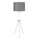 Jonathan Adler Ventana One Light Floor Lamp in White Wood w/Polished Nickel (165|WH671)