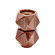 Ceramic Star Candle Holder in Russet Bronze (45|857133/S2)