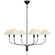 Griffin LED Chandelier in Bronze and Chocolate Leather (268|AL 5006BZ/CHC-L)