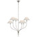 Griffin LED Chandelier in Polished Nickel and Parchment Leather (268|AL 5002PN/PAR-L)