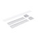 LED Linear Louver Accessory Set in Aluminum / Aluminum (167|NLUD-2LOUVAA)