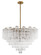 Addis 16 Light Chandelier in Aged Brass (60|ADD-316-AG-CL)