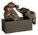 Playful Pachyderms Figurines in Antique Bronze (52|19473)