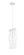 Contour One Light Pendant in White (224|801MP-WH)