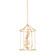 Adrienne Three Light Lantern in Vintage Gold Leaf (67|F1812-VGL)