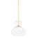 Cortney One Light Pendant in Aged Brass (428|H813701-AGB)