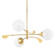 Victoria Three Light Chandelier in Vintage Gold Leaf (428|H812803-VGL)