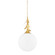 Victoria One Light Pendant in Vintage Gold Leaf (428|H812701L-VGL)