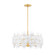 Zoella Five Light Chandelier in Aged Brass (428|H810705-AGB)