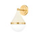 Ciara One Light Wall Sconce in Aged Brass/Soft Cream (428|H787101-AGB/SCR)