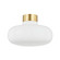 Eliana One Light Flush Mount in Aged Brass (428|H785501-AGB)