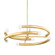 Allegra Eight Light Chandelier in Aged Brass (428|H782808-AGB)