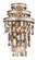 Dolcetti Three Light Wall Sconce in Champagne Leaf (68|142-13-CPL)
