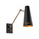 Brickell One Light Wall Sconce in Matte Black/Hazelnut Leather (452|WV342105MBHL)