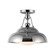 Palmetto One Light Semi-Flush Mount in Polished Nickel/Glossy Opal (452|SF344012PNGO)