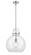 Downtown Urban LED Pendant in Polished Nickel (405|410-1S-PN-14CL-LED)