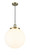 Franklin Restoration One Light Mini Pendant in Antique Brass (405|201C-AB-G201-14)