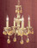 Gabrielle Four Light Mini Chandelier in Olde Gold (92|8334 OG PAM)