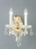 Maria Theresa Two Light Wall Sconce in Olde World Gold (92|8122 OWG C)