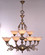 Ibiza 12 Light Chandelier in Satin Bronze w/Brown Patina (92|7469 SBB)