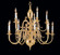 Hermitage 15 Light Chandelier in Polished Brass (92|6743)