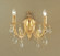 Princeton Two Light Wall Sconce in Gold Plate (92|5702 G C)