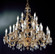 Barcelona 25 Light Chandelier in Olde World Bronze (92|5525 OWB C)