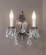 Barcelona Two Light Wall Sconce in Millennium Silver (92|5222 MS C)