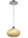 Laguna One Light Pendant in Chrome with Cream Shades (92|16151 CH CRM)