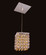 Bedazzle One Light Pendant in Chrome (92|16101 S-SLT)