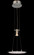 Crystal Lake One Light Pendant in Satin Nickel (92|16063 SN CP)