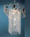 Foresta Colorita Six Light Mini Chandelier in Silver Frost (92|10036 SF BR)