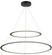 Victoria LED Pendant in Black (423|C66164BK)